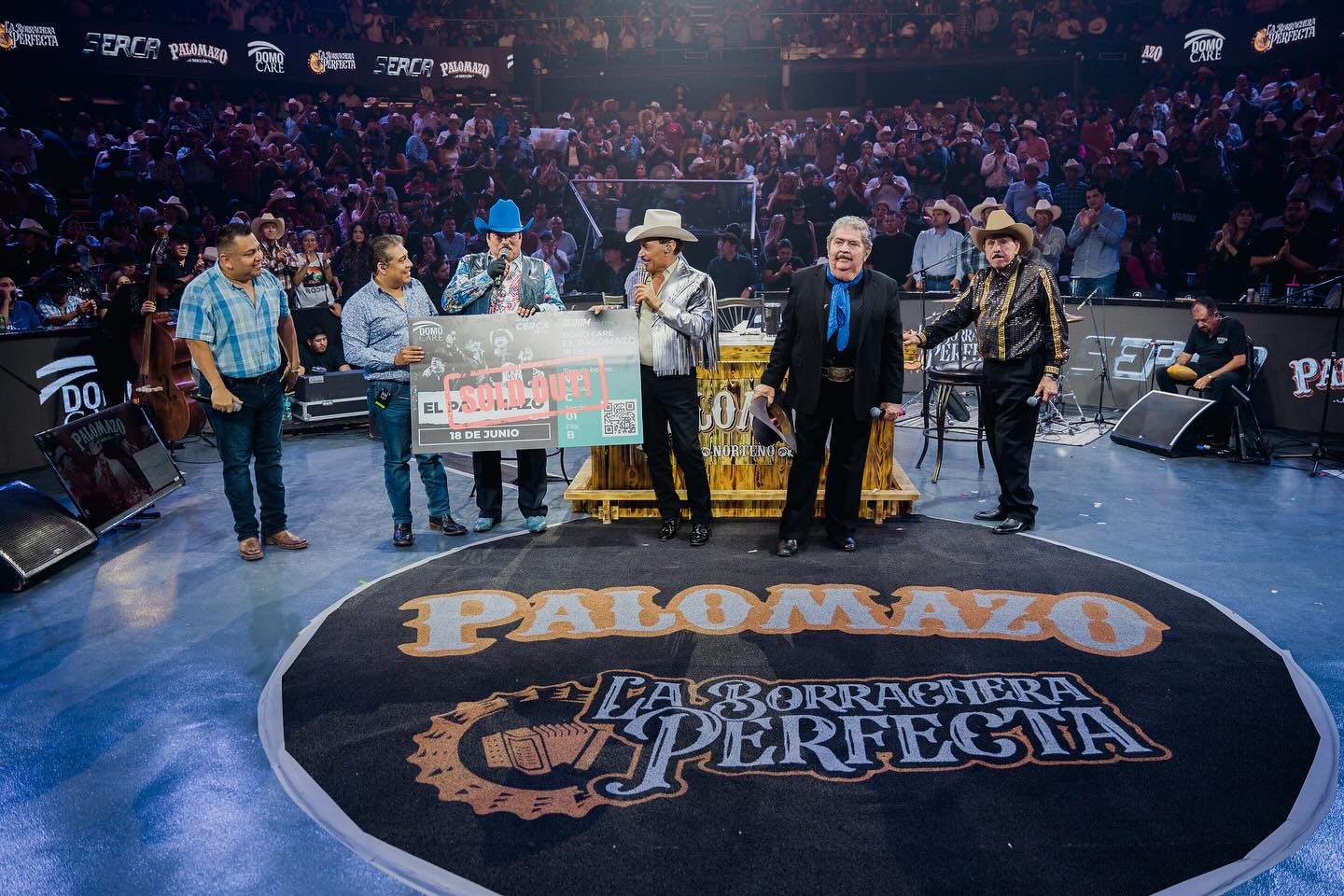 Palomazo Norteño logra su segundo sold out en el Domo Care con una noche legendaria