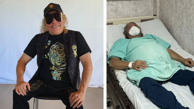 Kike Karkik’s, vocalista y líder del grupo Los Karkik’s, durante una presentación