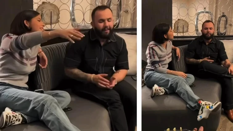 Ángela Aguilar y Carín León cantando juntos en video viral