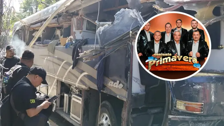 Accidente del staff de Conjunto Primavera en Valle de Bravo