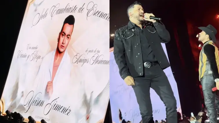 Grupo Firme rinde homenaje a Yeison Jiménez en concierto en Medellín Colombia