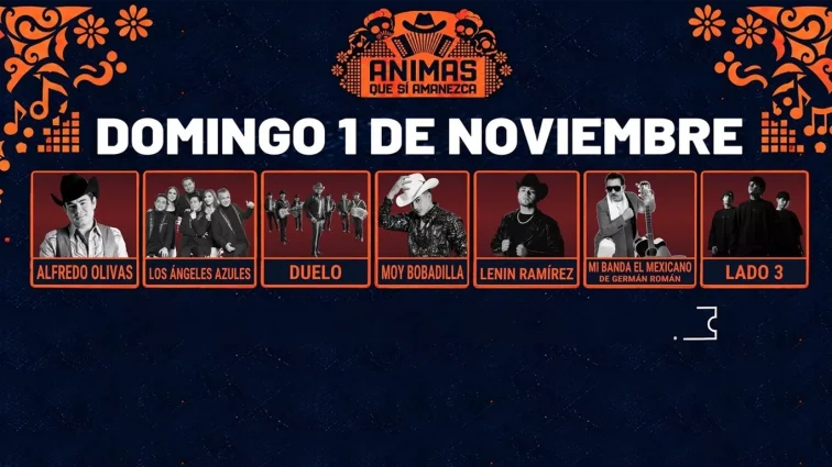 Alfredo Olivas, Los Ángeles Azules y Duelo encabezarán el Festival Ánimas 2026
