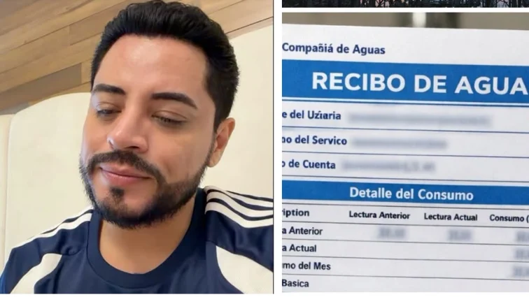 Eduin Caz denuncia cobros de 100 mil pesos de agua y 12 mil de luz: “El problema no es el dinero”